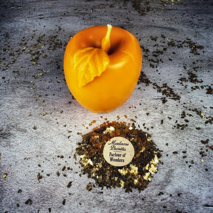 Beeswax Apple of Avalon Spell Candle - Love & Abundance Magic