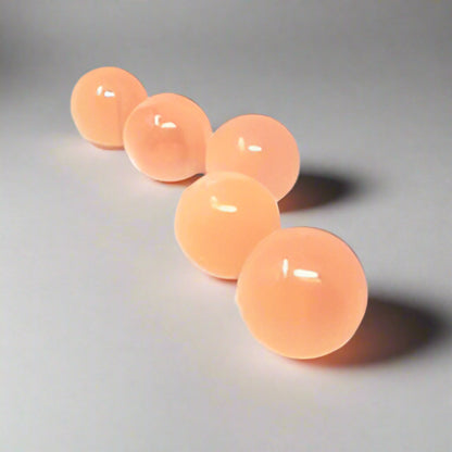 Peach Selenite Pocket Sphere