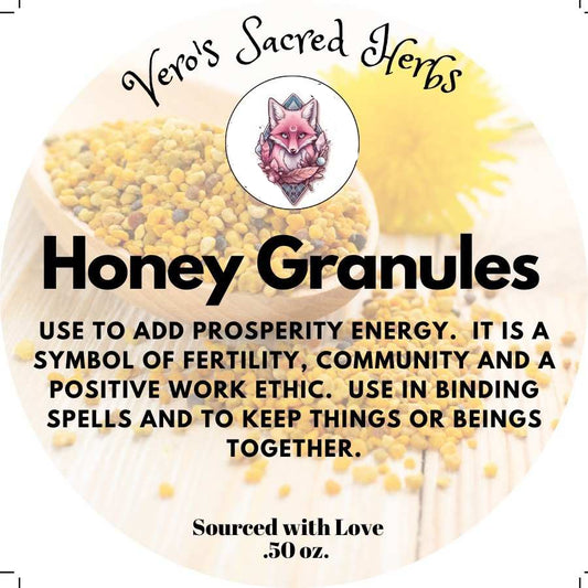 Herb Garden - Wildcrafted Honey Granules .5oz